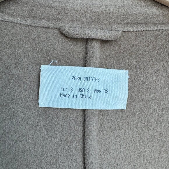 Zara Origins Double Faced Wool Jacket - Picture 5 of 5